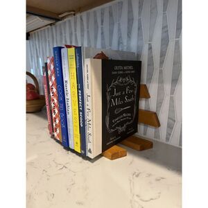 Handmade Wooden Recipe Book Stand Bookshelf